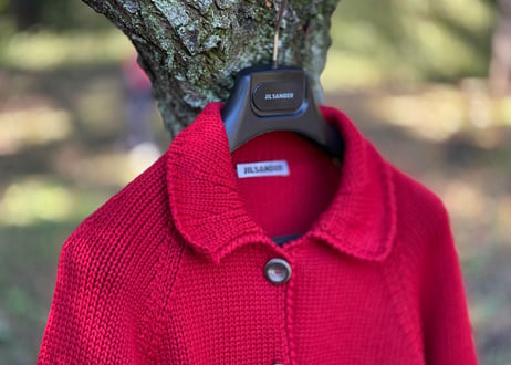 jilsander knit jacket