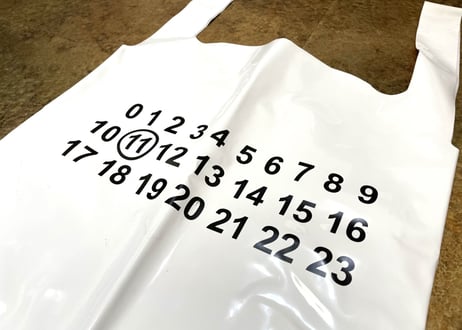 maison margiela calender tag bag