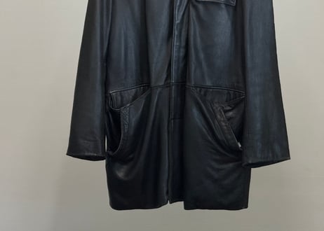 cole haan lamb leather coat