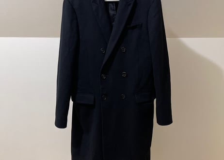 all saints double chesterfield coat