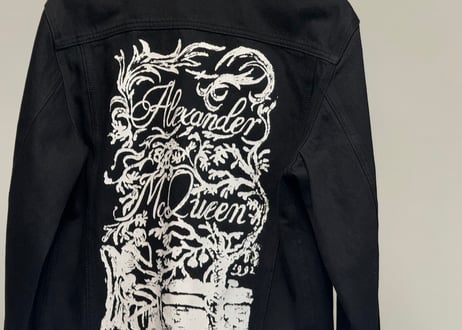 alexander mcqueen denim jacket