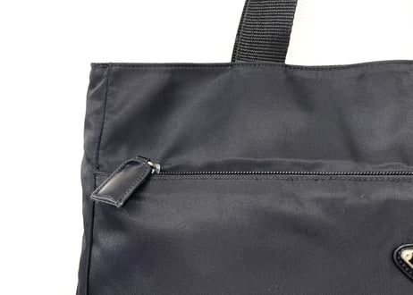 prada nylon tote bag black