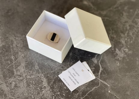 maison margiela signet ring