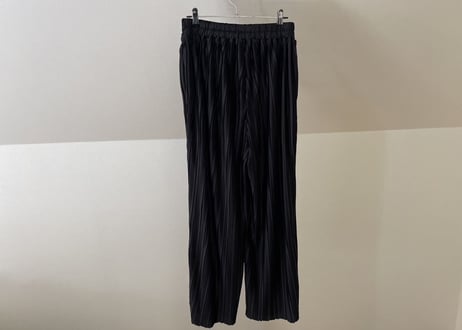 90s pleats wide pants dead stock