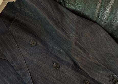 prada denim double jacket