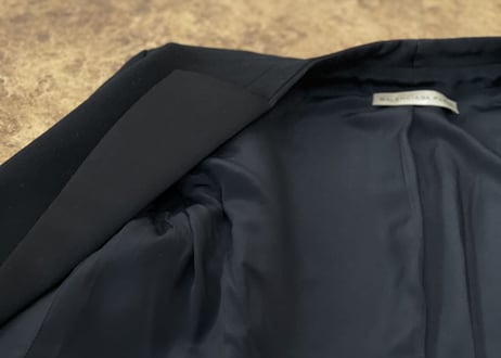 balenciaga "nicolas ghesquiere” tuxedo jacket