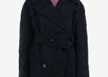 mm6 maison margiela 2020aw crash trench coat 42 dead stock