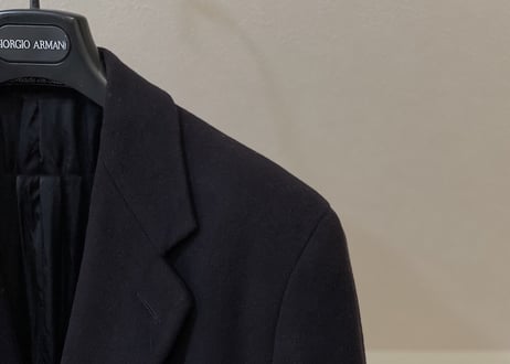 giorgio armani cashmere chesterfield coat