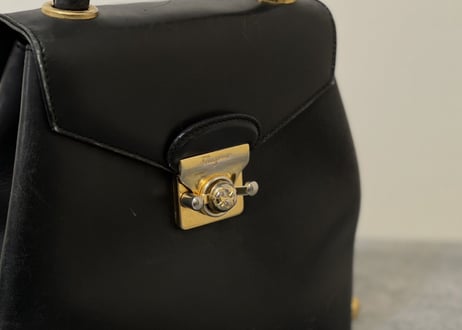 salvatore ferragamo leather bag