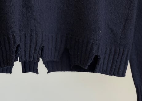 maison margiela 2020aw destroy knit