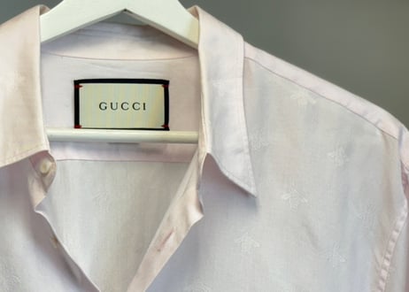 guccu by "Alessandro Michele" bee 総柄 shirt