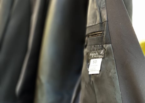 agnes b madein Flance tuxedo set up suit dead stock