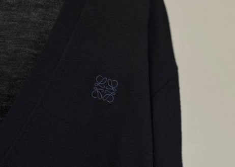 loewe 2024ss anagram cardigan dead stock