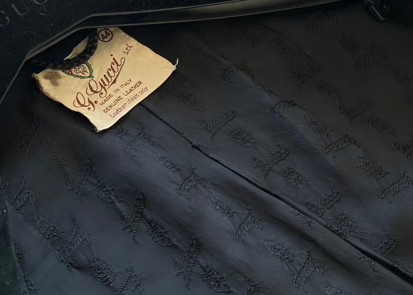 70s gucci leather jacket | weekend tokyo