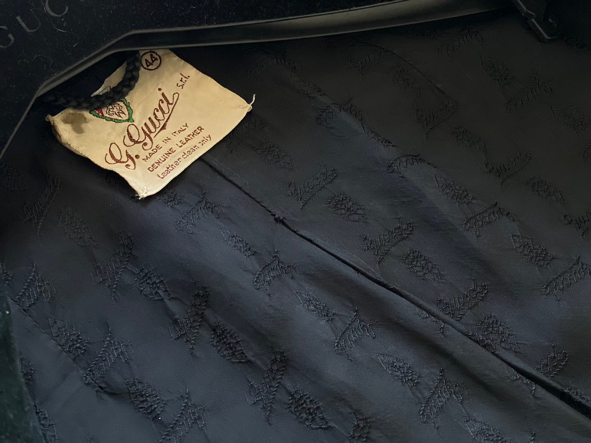 70s gucci leather jacket | weekend tokyo