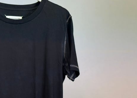 maison margiela inside out tops black