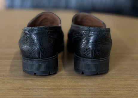 gianni versace "初期" medusa leather loafers