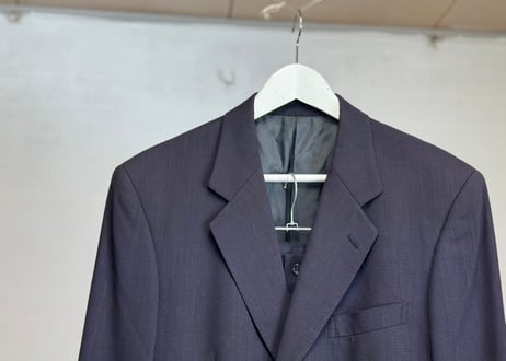 lanvin set up suit purple gray