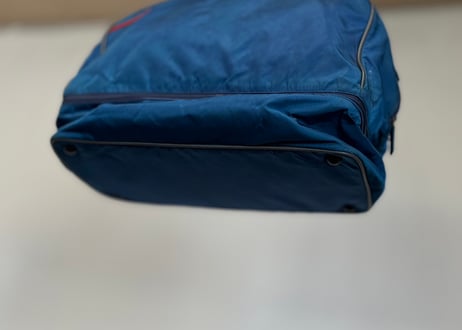 90-00s prada sports nylon bag blue