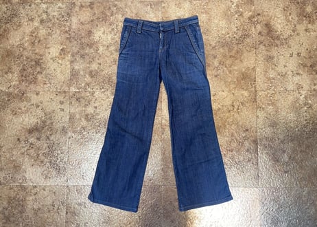 gucci flare denim pants