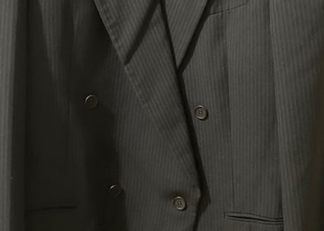 giorgio armani stripe double set up suit
