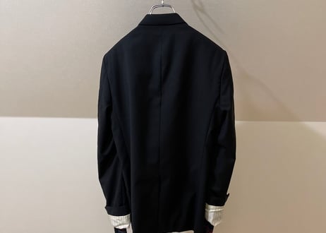 krisvanassche rib layered jacket