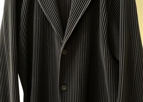 homme plisse issey miyake 2022aw tailed pleats coat