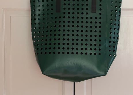 dries van noten punching logo bag