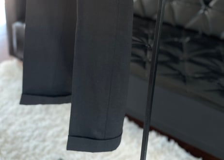 jilsander dark gray set up suit