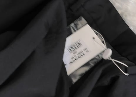 mm6 maison margiela 2020aw nylon blcak trousers dead stock