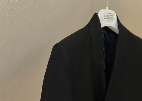 maison margiela 2011aw double no collar jacket