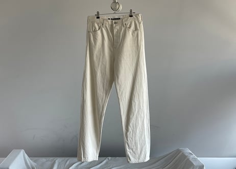 jilsander standard white denim