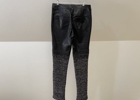 chanel leather pants