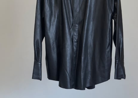 enof pvc leather shirt