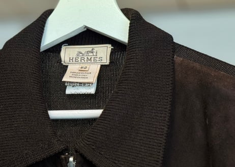 hermes leather jacket
