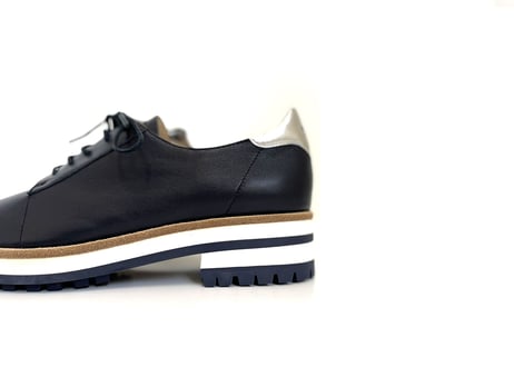 2019ss jilsander navy leather shose 41 dead stock