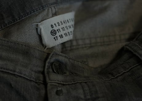 maison margiela "ここのえ期" leather 再構築 denim