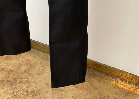 mm6 maison margiela 2020aw nylon blcak trousers dead stock