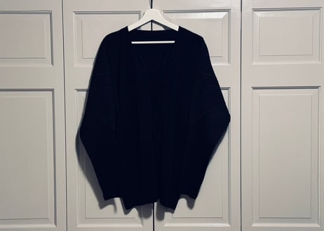 homme plisse issey miyake no collar jacket