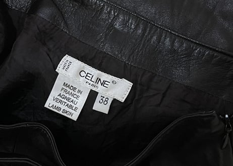 80s celine leather pants