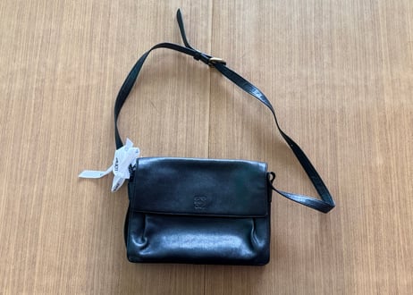 loewe anagram leather shoulder bag