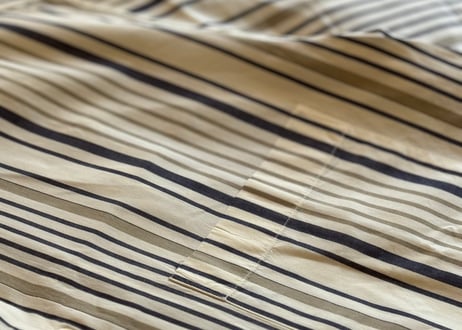 80-90s ferragamo stripe shirt