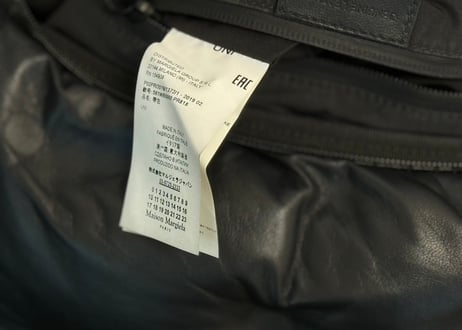 maison margiela glam slam leather shoulder bag