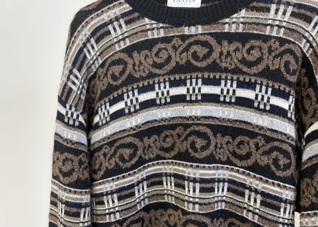 80s lanvin made in Flance knit