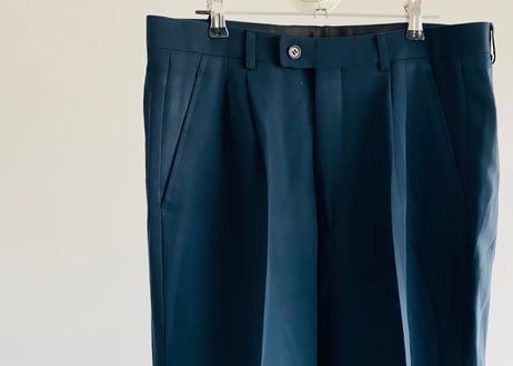 lanvin double green set up suit