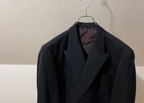 【setup special pick up】80-90s set up suit black double