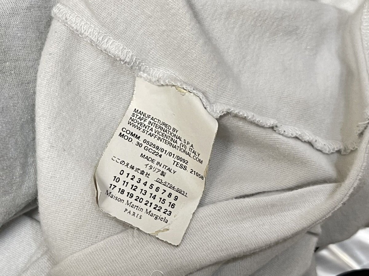 T*e様 margiela ここのえ期　ノースリーブTシャツ　アーカイブ T*e様 margiela ここのえ期 ノースリーブTシャツ アーカイブ
