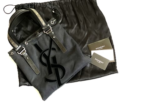 yves saint laurent rive gauche cassandra tote bag