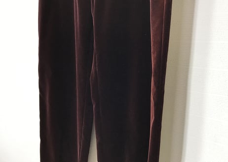 2019aw dries van noten velour wide pants 42