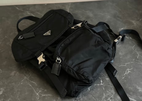 prada nylon back pack